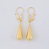 Hoop Earrings Tear 0.7 g / 1 1/2 in 18K Yellow Gold