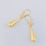 Hoop Earrings Tear 0.7 g / 1 1/2 in 18K Yellow Gold