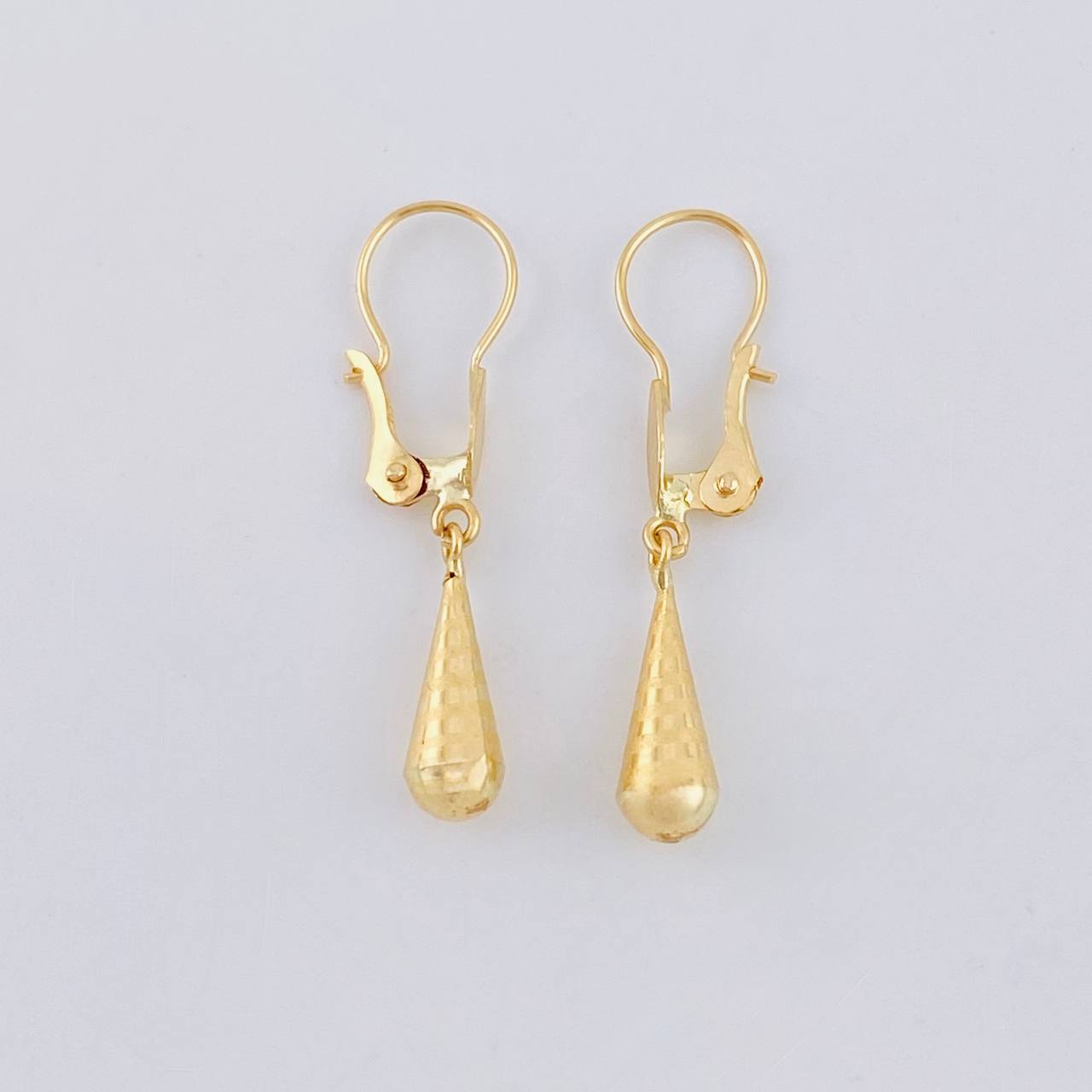 Hoop Earrings Lagrima 0.75 g / 1 in Yellow Gold 18K