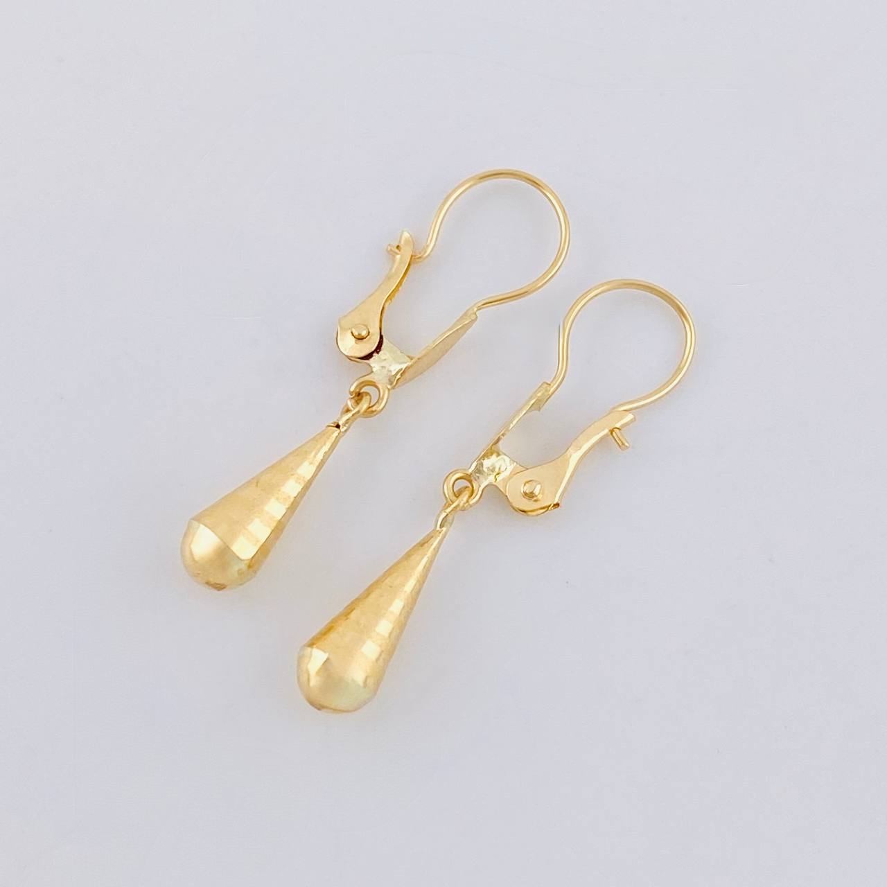 Hoop Earrings Lagrima 0.75 g / 1 in Yellow Gold 18K