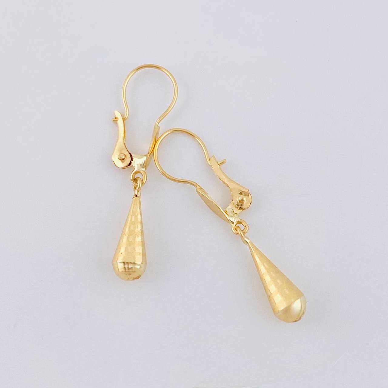 Hoop Earrings Lagrima 0.75 g / 1 in Yellow Gold 18K