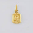 Dije Letra R 0.3g / 1/2 in Oro Amarillo 18K