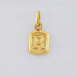 Pendant Letter R 0.35g / 1/2 in Yellow Gold 18K