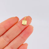 Pendant Letter H 0.3 g / 1/2 in Yellow Gold 18K