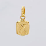 Dije Letra X 0.3 g / 1/2 in Oro Amarillo 18K