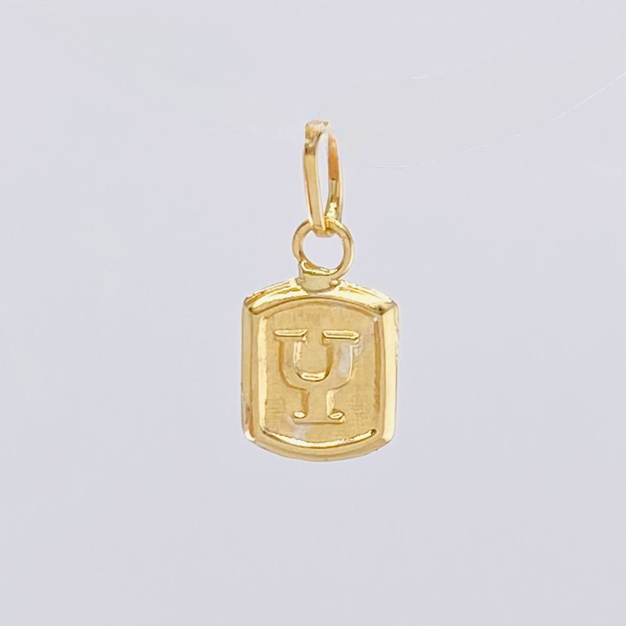 Dije Letra Y 0.3 g / 1/2 in Oro Amarillo 18K