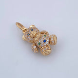 Bear Pendant 2.7gr / 2cm / 0.8in / 18K Gold $
