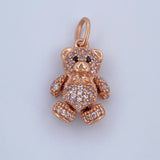 Bear Pendant 2.5gr / 2cm / 18K Gold $