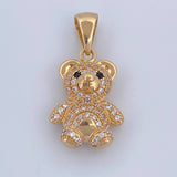 Pendant Bear 3.2gr / 2.4cm (0.9in) / 18K Gold $