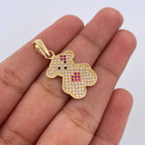 Pendant Bear Ts 2.4gr / 3cm / 18K Gold $