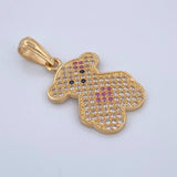 Pendant Bear Ts 2.45gr / 3cm / 18K Gold $