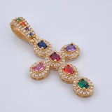 Pendant Dense Cross 4.8gr / 4.5cm (1.8 inches) / 18K Gold $