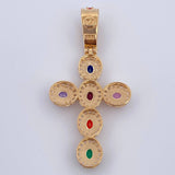 Pendant Dense Cross 4.8gr / 4.5cm (1.8 inches) / 18K Gold $