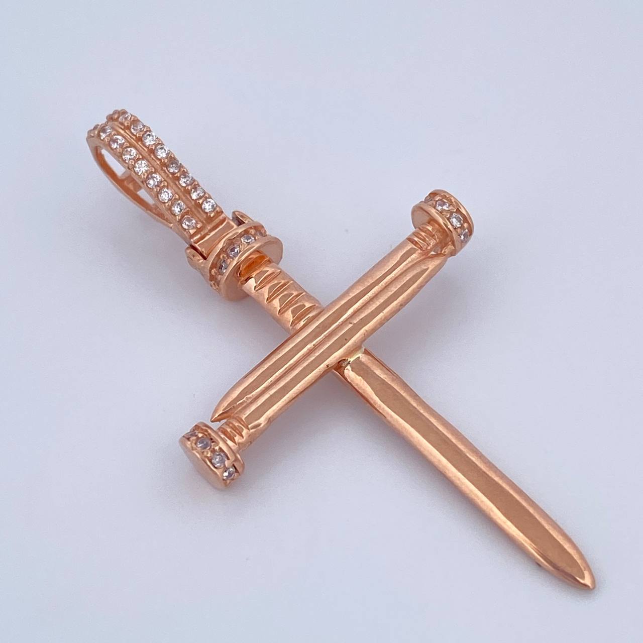 Pendant Nail Cross 3.9gr / 4.6cm / 18K Gold $