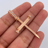 Pendant Nail Cross 3.9gr / 4.6cm / 18K Gold $