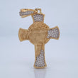 Pendant Christ Face Cross 6.8gr / 4.4cm / 18K Gold $