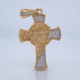 Pendant Christ Face Cross 6.8gr / 4.4cm / 18K Gold $