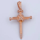 Dije Cruz Clavo Penitencia 3.45gr / 4cm / Oro 18K $