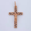 Dije Cruz Cristo 2.45gr / 3.5cm / Oro 18K $