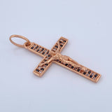 Dije Cruz Cristo 2.45gr / 3.5cm / Oro 18K $
