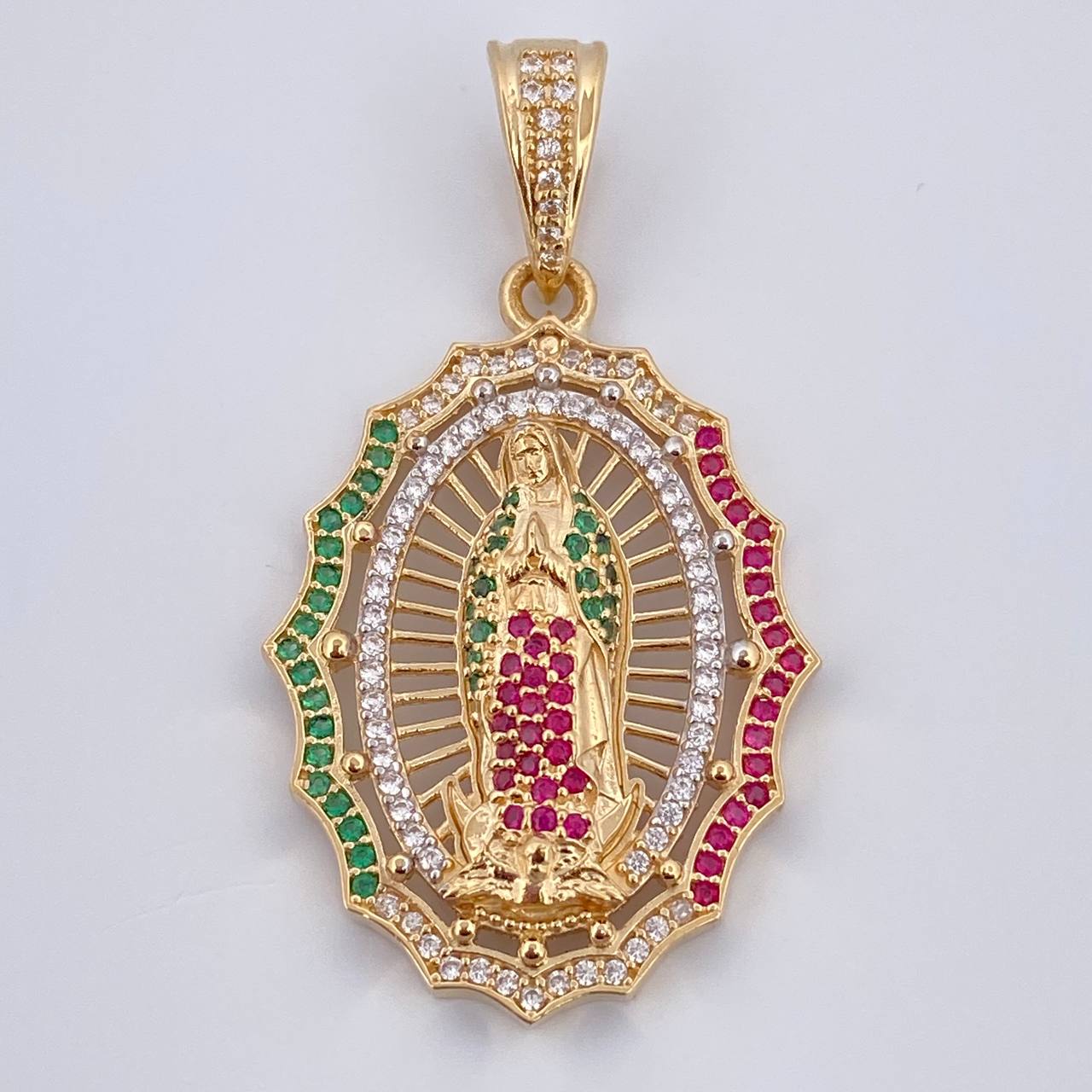 Virgin Guadalupe Pendant 6.8gr / 4.2cm / 18K Gold $