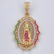 Virgin Guadalupe Pendant 6.8gr / 4.2cm / 18K Gold $