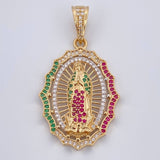 Virgin Guadalupe Pendant 6.8gr / 4.2cm / 18K Gold $