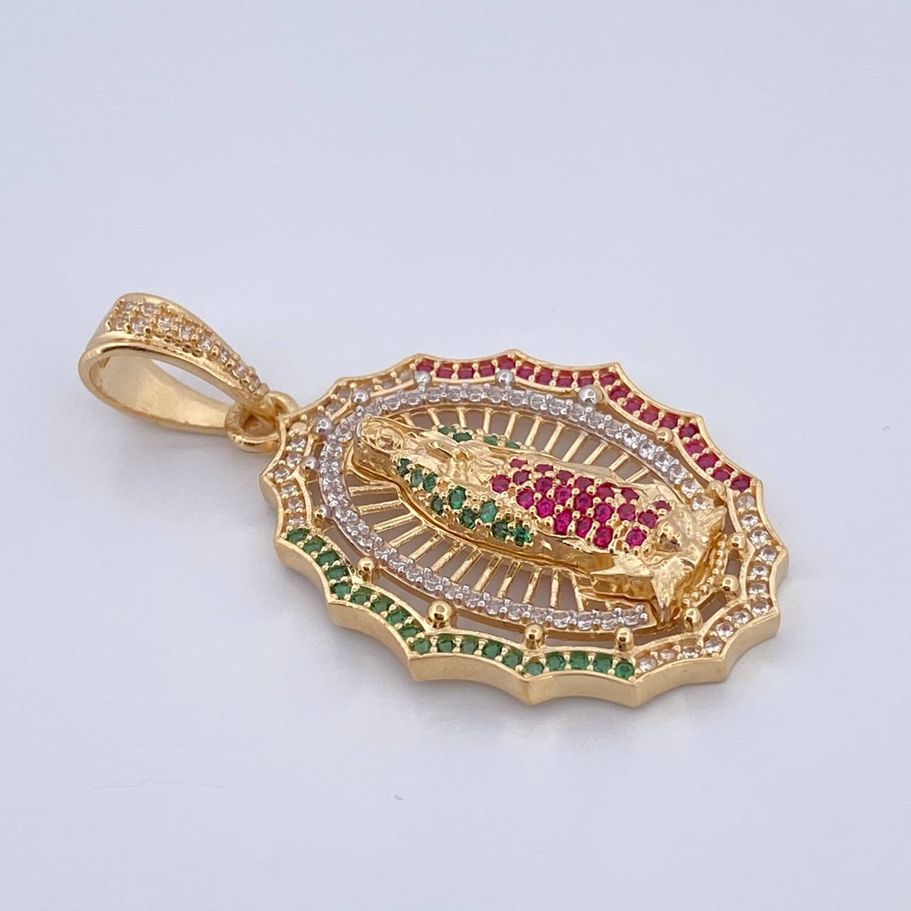 Virgin Guadalupe Pendant 6.8gr / 4.2cm / 18K Gold $