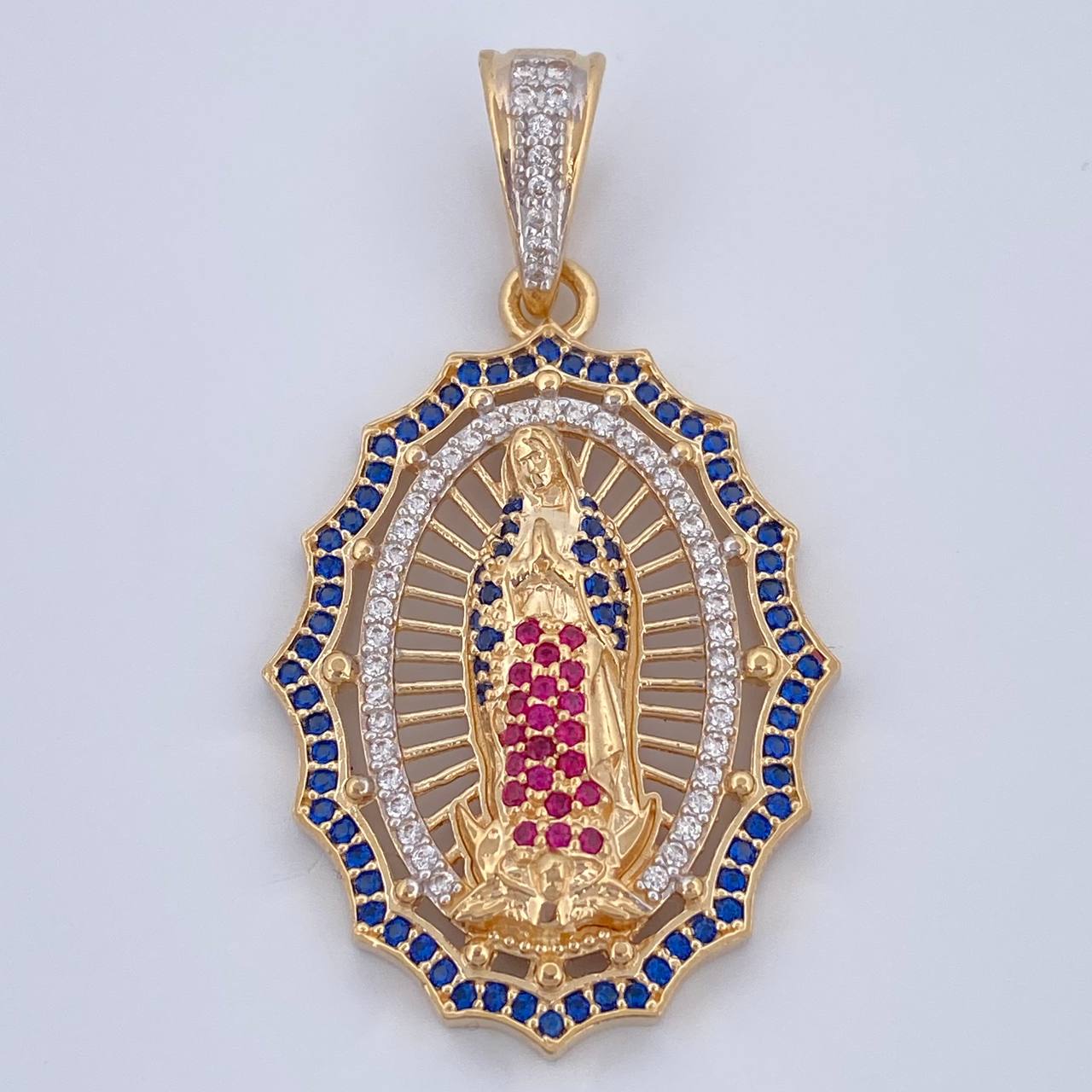 Pendant Virgin of Guadalupe 6.9gr / 4.3cm / 18K Gold $