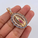 Pendant Virgin of Guadalupe 6.9gr / 4.3cm / 18K Gold $