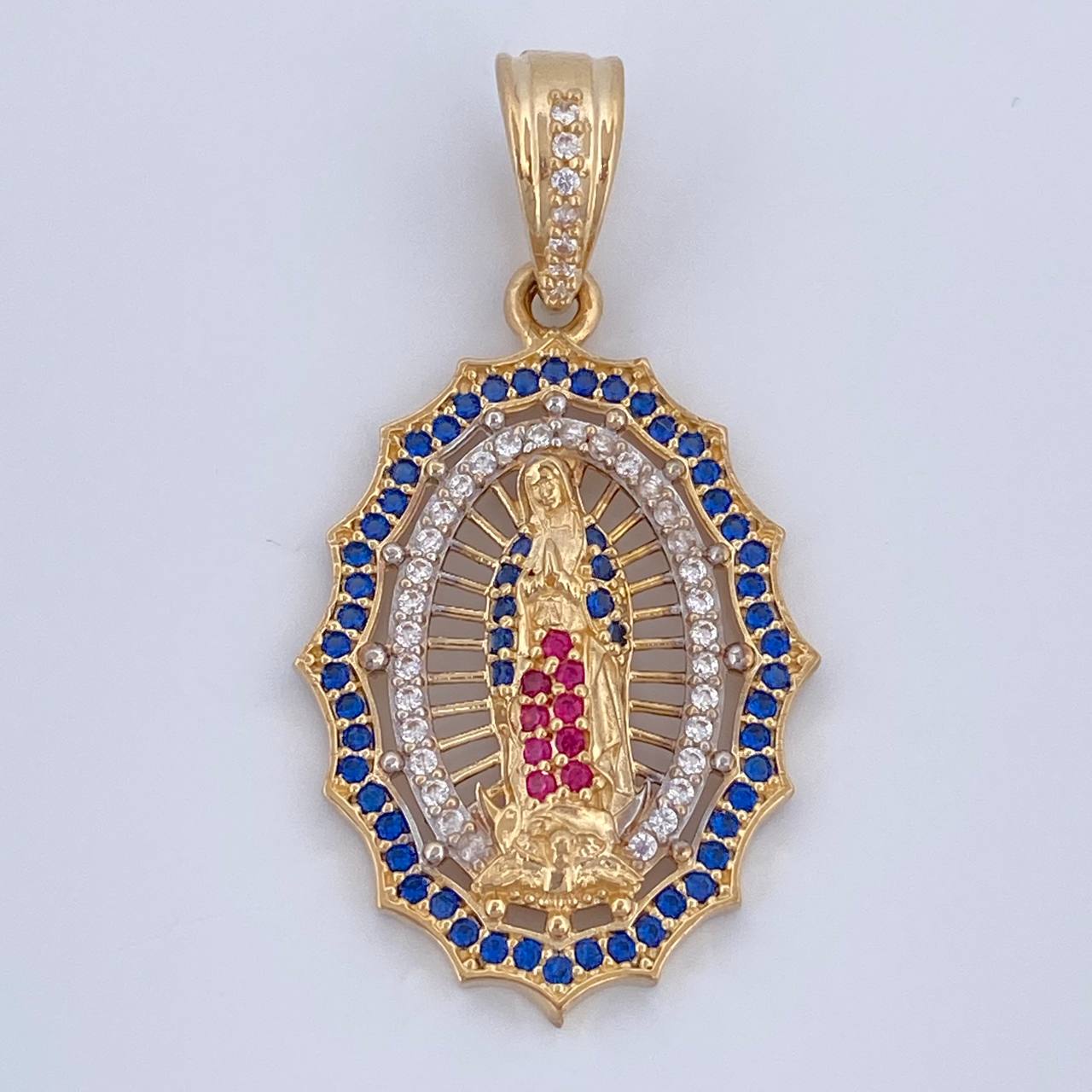 Virgin Guadalupe Pendant 4.35gr / 3.6cm / 18K Gold $