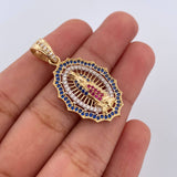 Virgin Guadalupe Pendant 4.35gr / 3.6cm / 18K Gold $