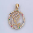 Pendant Virgin Mary 2.85gr / 3.1cm / 18K Gold $