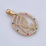 Pendant Virgin Mary 2.85gr / 3.1cm / 18K Gold $