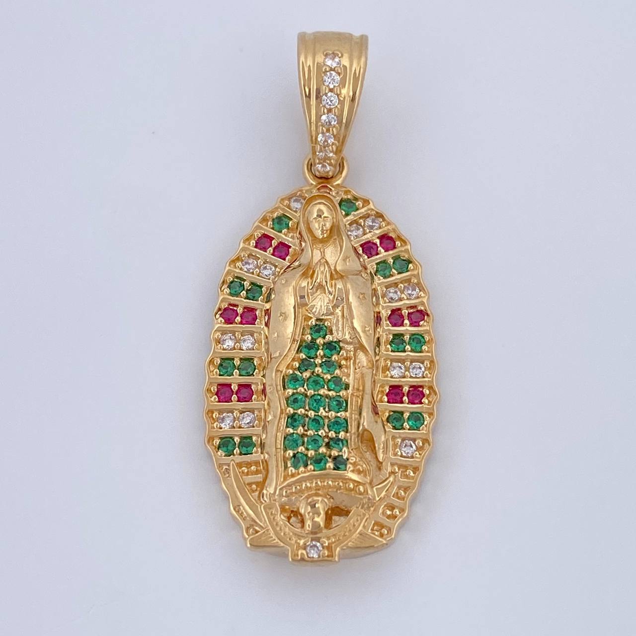 Virgin Guadalupe Pendant 5.55gr / 3.4cm / 18K Gold $