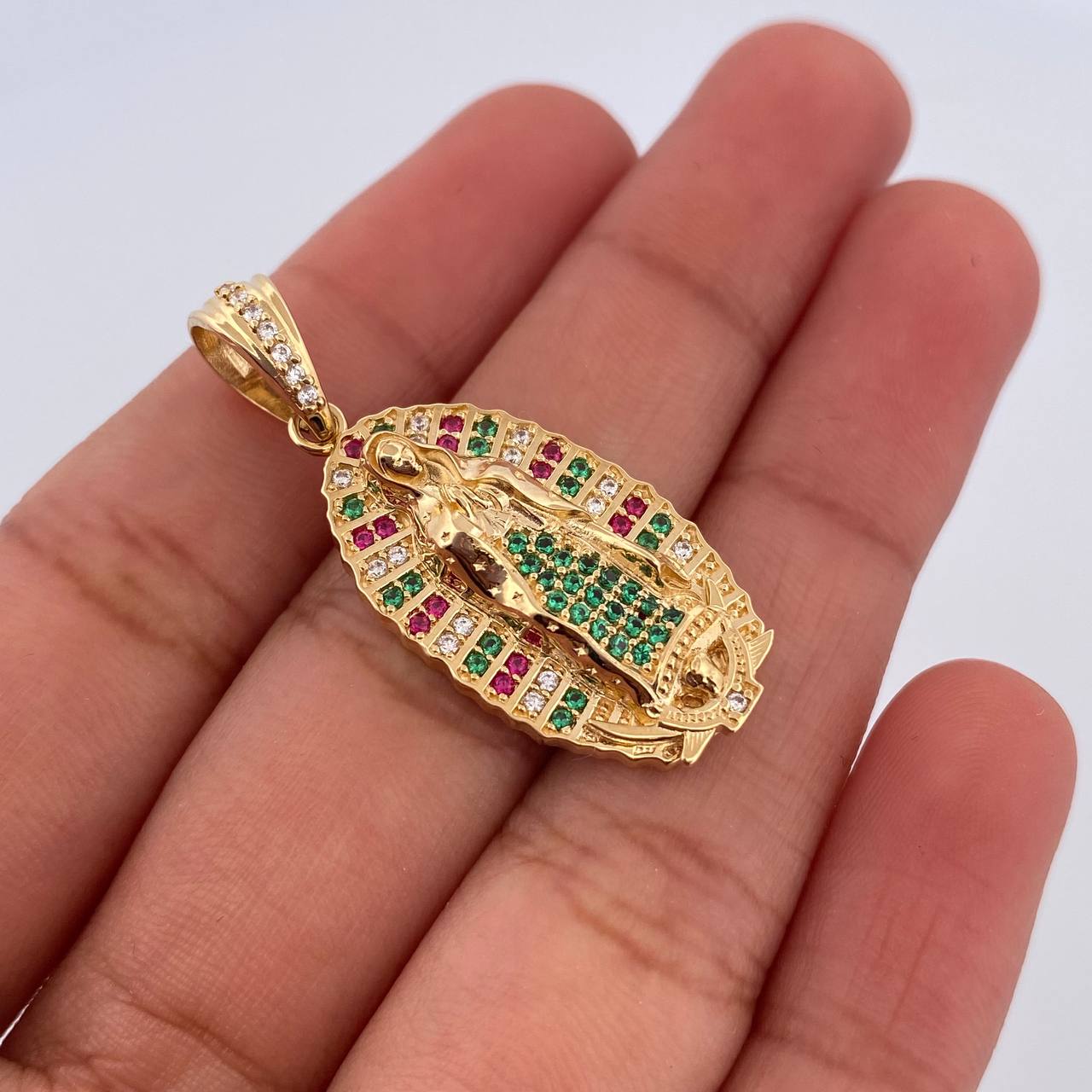 Virgin Guadalupe Pendant 5.55gr / 3.4cm / 18K Gold $