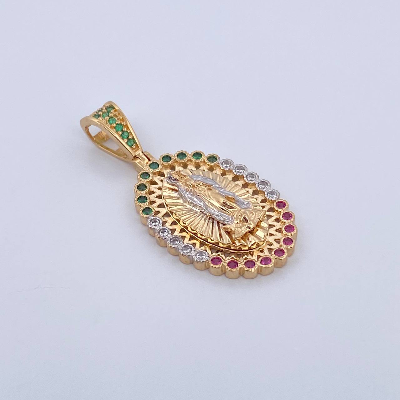 Virgin of Guadalupe Pendant 4.35gr / 3.4cm / 18K Gold $