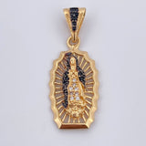 Pendant Virgin of Guadalupe 3.05gr / 3.1cm / 18K Gold $
