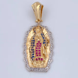 Virgin Guadalupe Pendant 5.4gr / 3.7cm / 18K Gold $