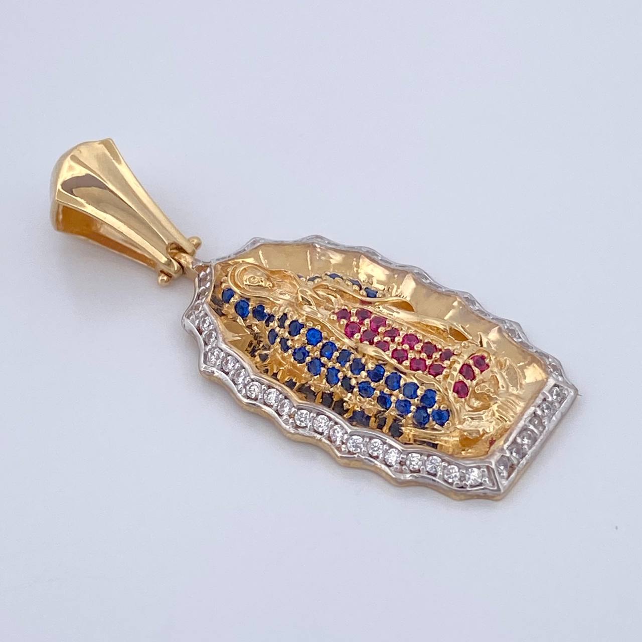 Virgin Guadalupe Pendant 5.4gr / 3.7cm / 18K Gold $