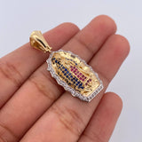 Virgin Guadalupe Pendant 5.4gr / 3.7cm / 18K Gold $