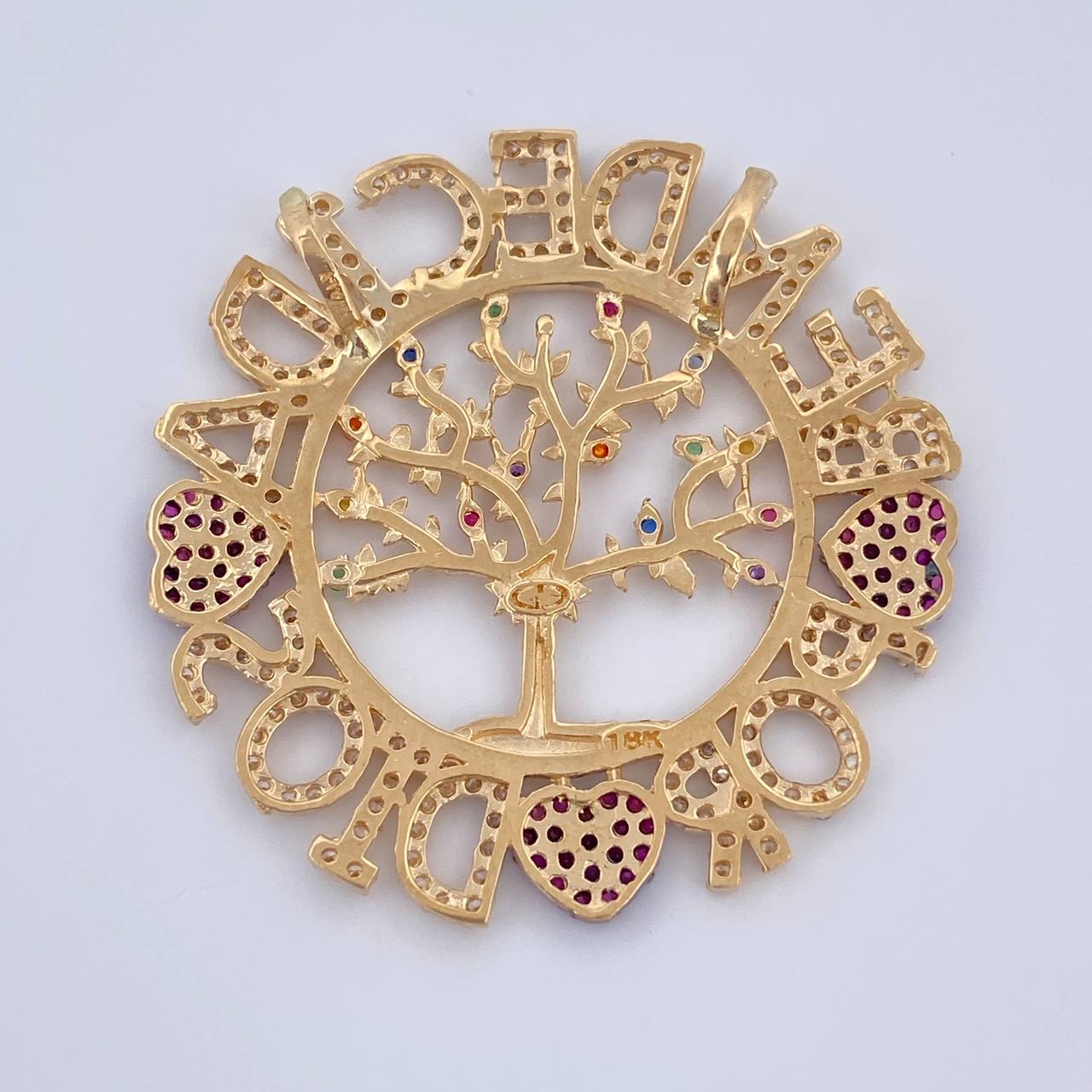 Pendant Blessed By God 7.2gr / 3.5cm / 18K Gold $