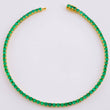 Bracelet Tennis 8gr / 19cm / 2.3mm Emeralds 2.76 Qts 18K Yellow Gold (Jewel) ©