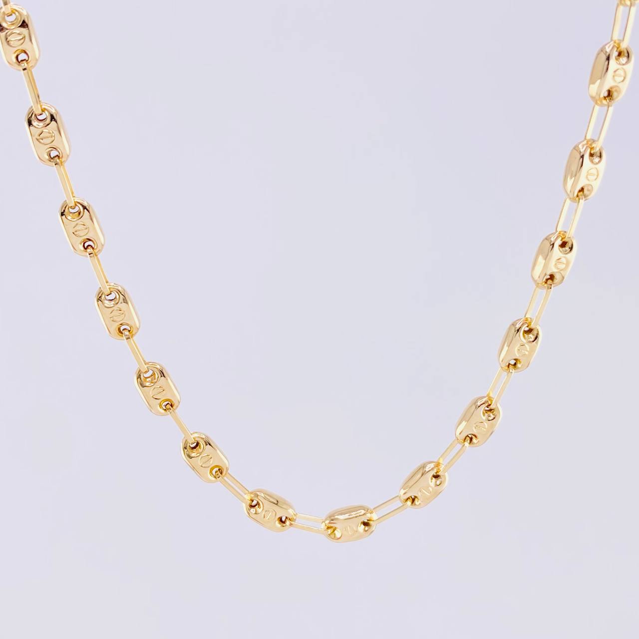 Cadena GC Rustica 7.85g / 20 in / 3.65mm Oro Amarillo 18K
