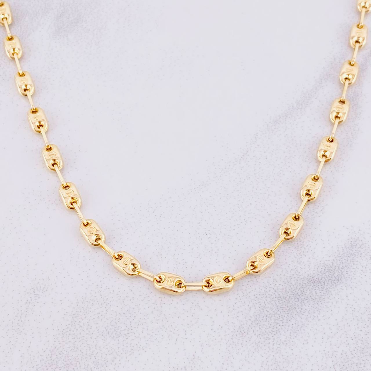 Cadena GC Rustica 7.85g / 20 in / 3.65mm Oro Amarillo 18K