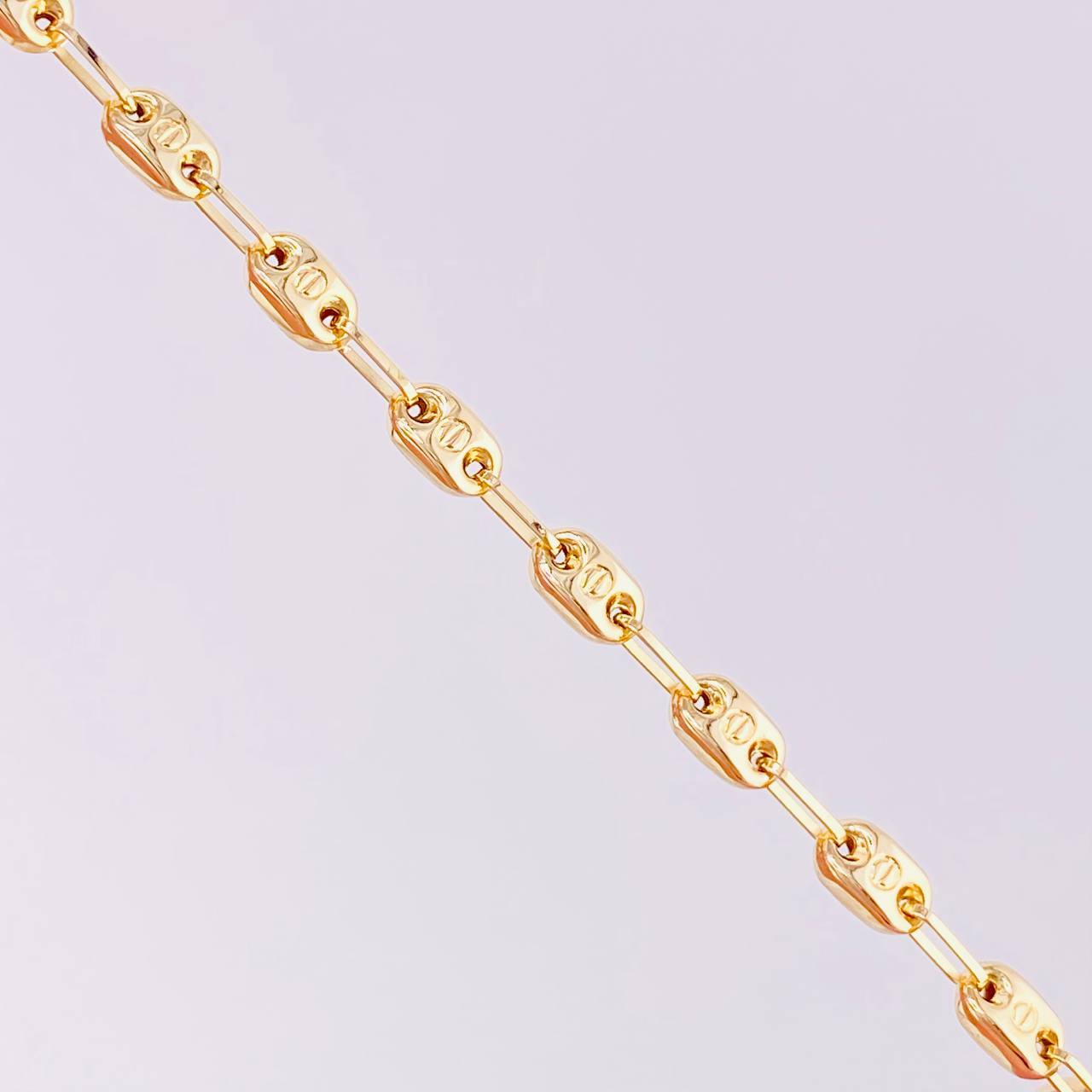 Cadena GC Rustica 7.85g / 20 in / 3.65mm Oro Amarillo 18K