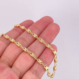 Cadena GC Rustica 7.85g / 20 in / 3.65mm Oro Amarillo 18K