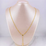 Rosario GC Virgen Milagrosa 8.6g / 26 in / 3.75mm Oro Amarillo 18K