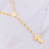 Rosario GC Virgen Milagrosa 7.3g / 20 in / 3.8mm Oro Amarillo 18K