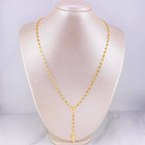 Rosario GC Virgen Milagrosa 7.3g / 20 in / 3.8mm Oro Amarillo 18K